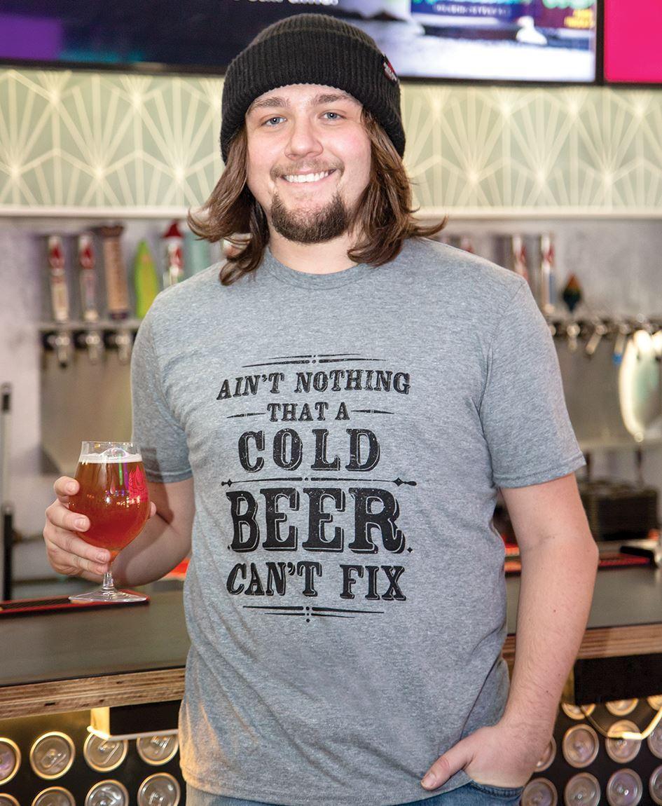 Ain't Nothing That A Cold Beer Can't Fix T-Shirt Heather Graphite XXL - The Fox Decor