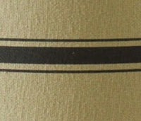 Grain Sack Stripe Oat - Black Lampshade 0D164011