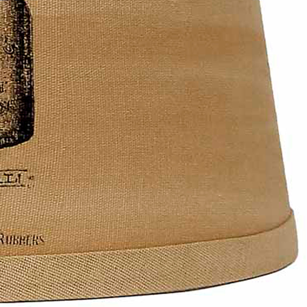 Tea Dyed Blue Glass 10" Lampshade - Interiors by Elizabeth