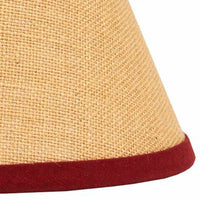 Barn Red Wheat Burlap Stripe 10