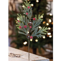 Mountain Pine with Berries Pick 14 - The Fox Decor