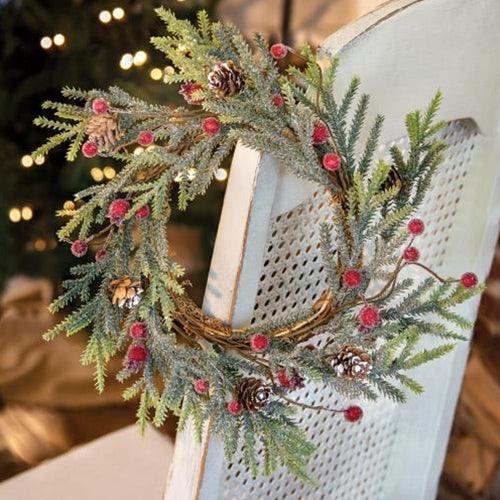Mountain Pine with Berries Wreath 12 - The Fox Decor
