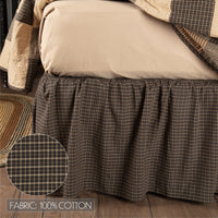 Kettle Grove Bed Skirts Country Black, Khaki VHC Brands