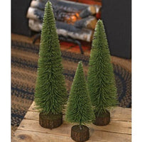 Mossy Bottle Brush Pine Tree 16 - The Fox Decor