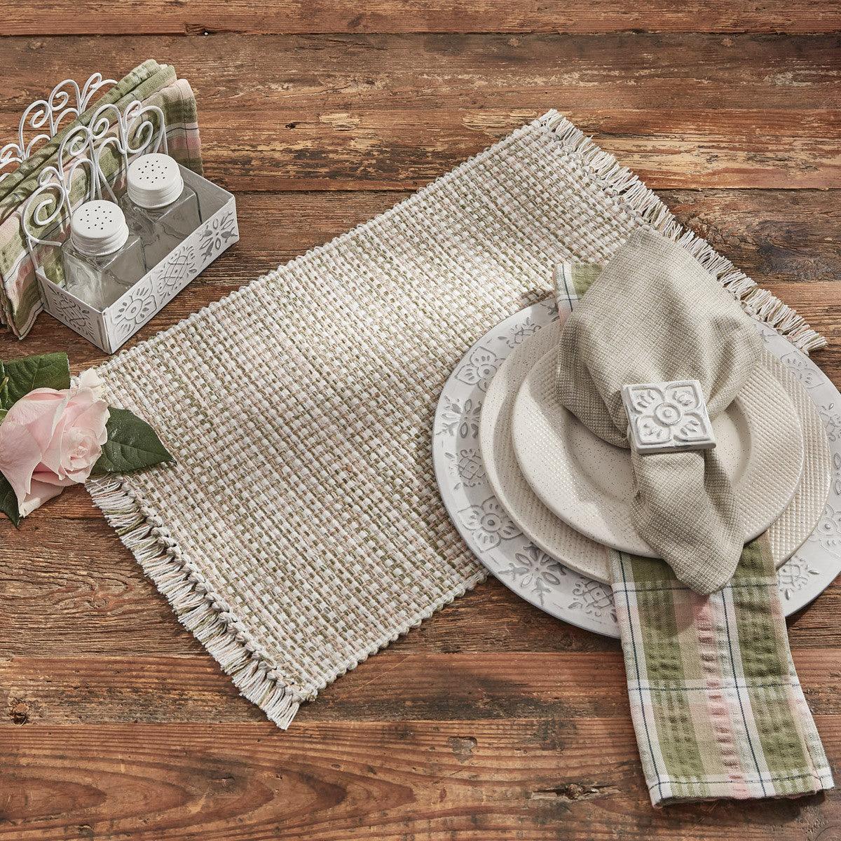 Basket Weave Placemats - Meadow | Park Designs - The Fox Decor