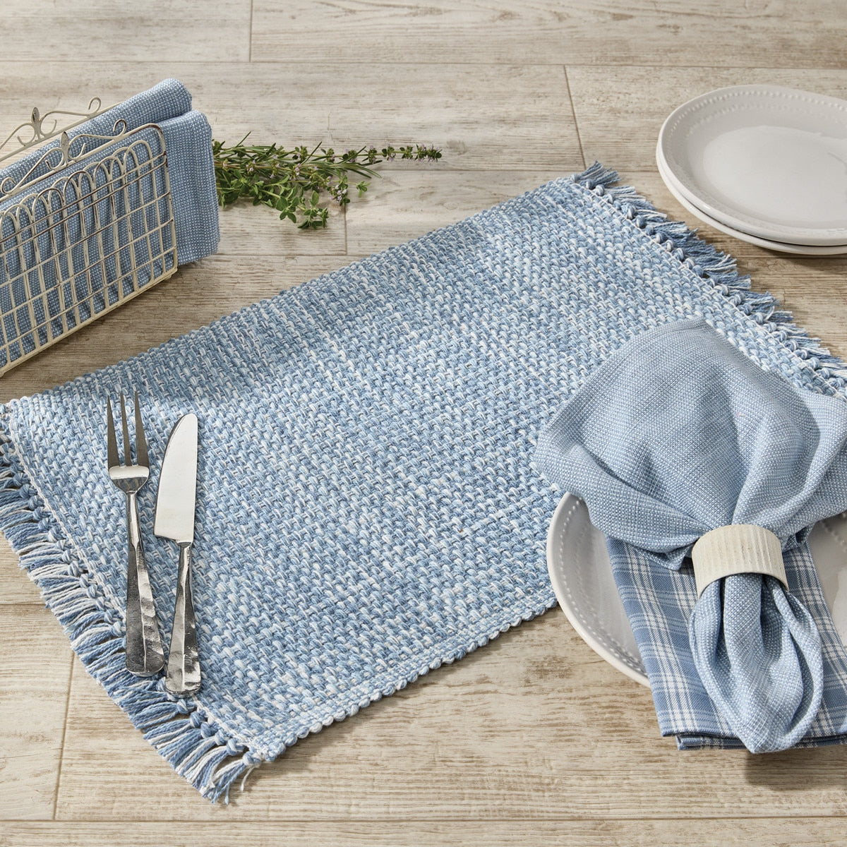 Basketweave Placemat - Dusk Set of 4 Park Designs