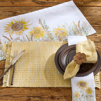 Basketweave Napkin - Goldenrod Set of 6 Park Designs