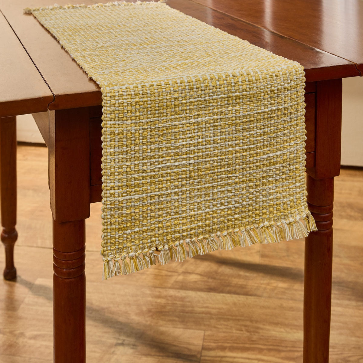 Basketweave Table Runner 36" L - Goldenrod Park Designs