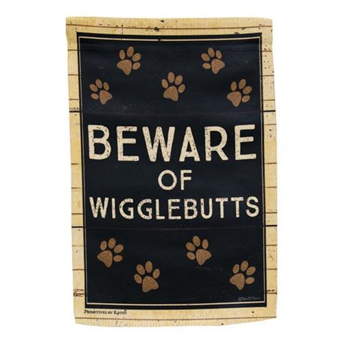 Wigglebutts Garden Flag - The Fox Decor