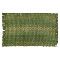 Tweed Placemat - Loden Green Set of 6 Park Designs