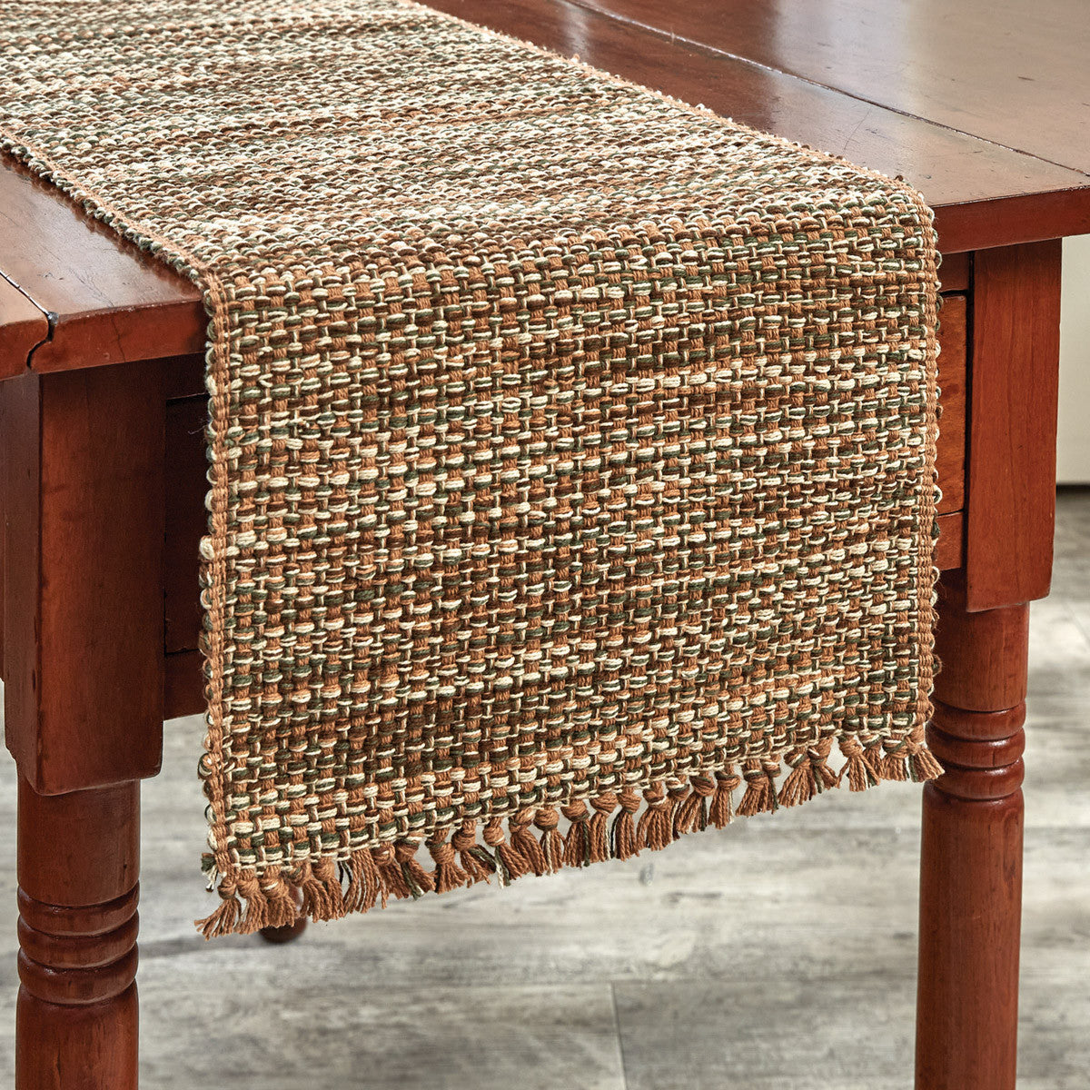 Tweed Table Runner 54" L - Ginger | Park Designs - The Fox Decor