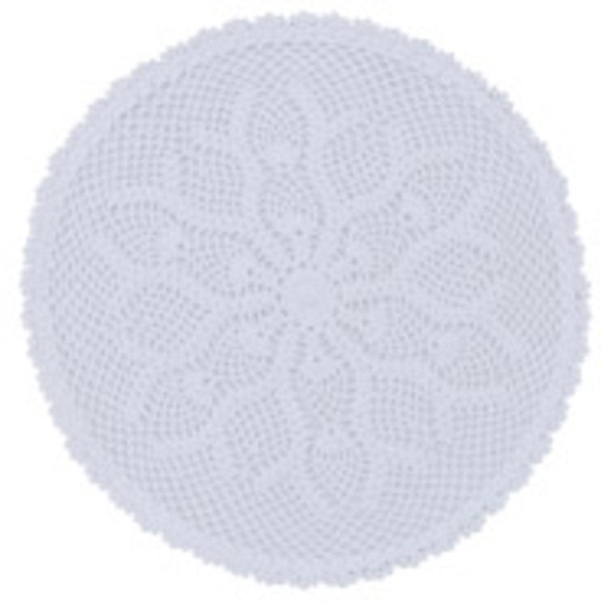 Kadia Round Lace Placemat - White set of 4 Park Designs - The Fox Decor