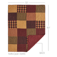 Thumbnail for Connell Twin Quilt 70Wx90L - The Fox Decor