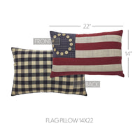 My Country Flag Pillow 14x22 VHC Brands - The Fox Decor