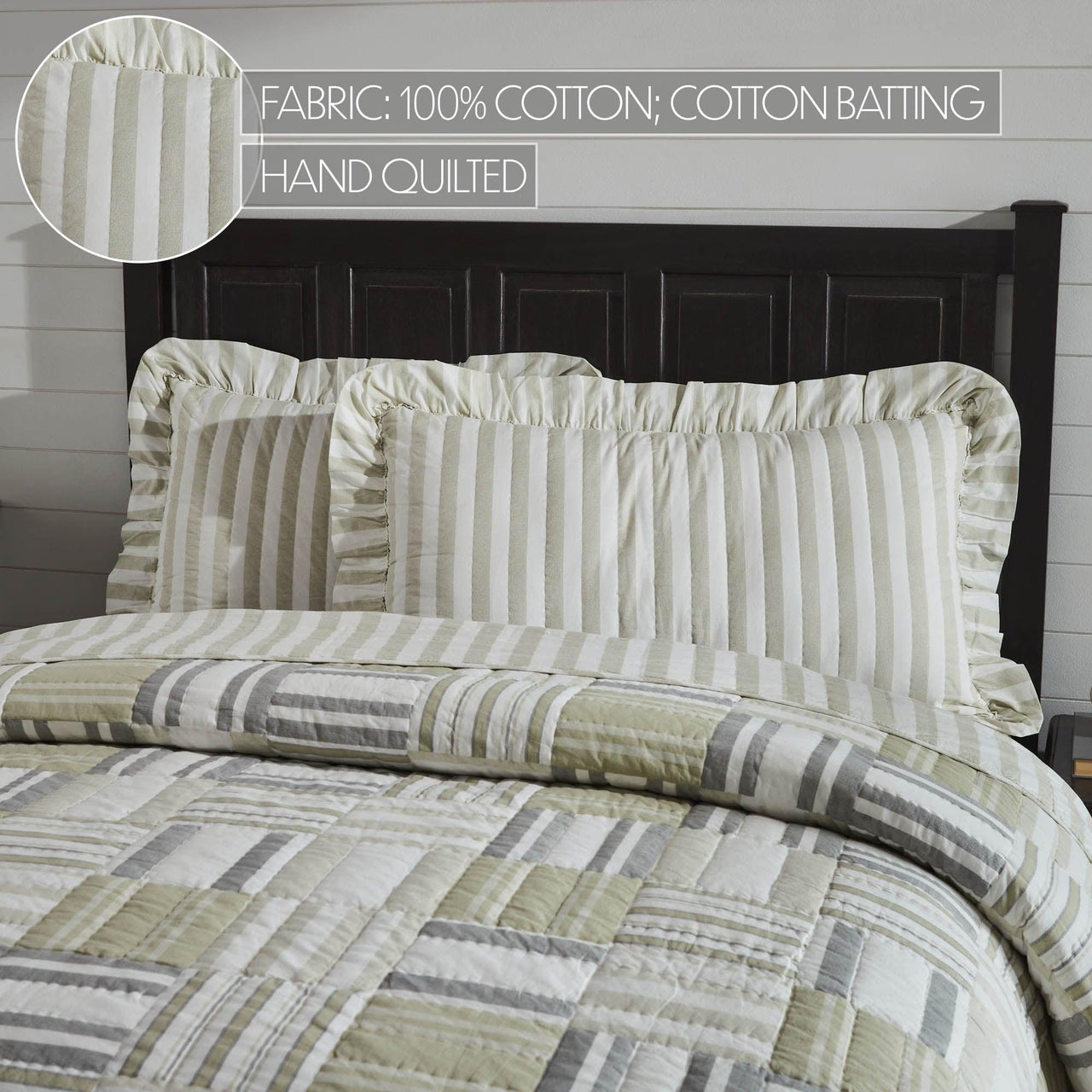 Finders Keepers Ruffled King Sham 21x37 - The Fox Decor