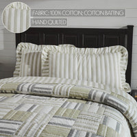 Finders Keepers Ruffled King Sham 21x37 - The Fox Decor