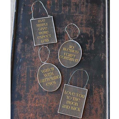 Golden Quotes 4 Asstd - The Fox Decor