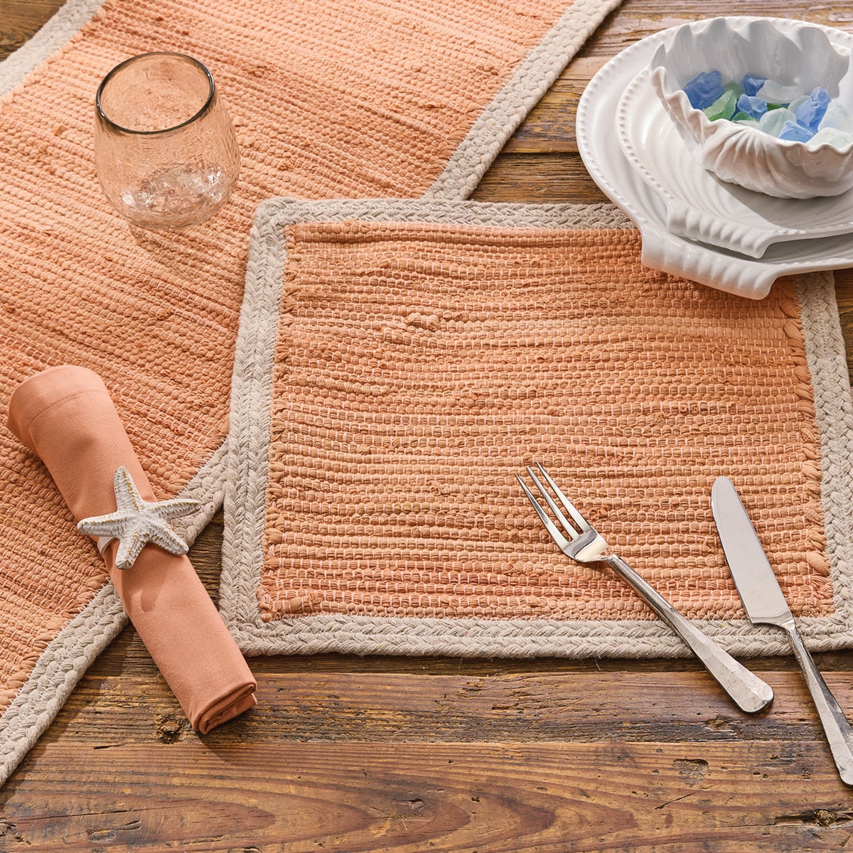 Elements Napkin - Peach Set of 12 Park Designs