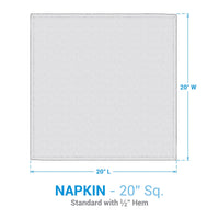 Elements Napkin - Peach Set of 12 Park Designs
