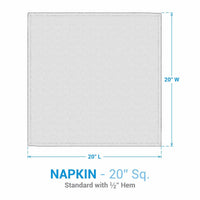 Elements Napkin - Sky Blue Set of 12 Park Designs