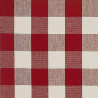 Wicklow Check Backed Placemat - Red & Cream - The Fox Decor