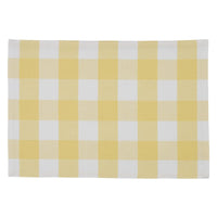 Wicklow Check Yellow Placemats - Backed Set of 6 Park Designs - The Fox Decor