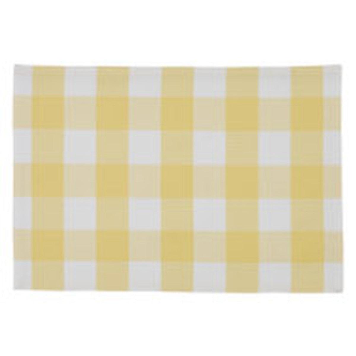 Wicklow Check Yellow Placemats - Backed Set of 6 Park Designs - The Fox Decor