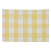 Wicklow Check Yellow Placemats - Backed Set of 6 Park Designs - The Fox Decor