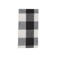 Wicklow Check Black & Cream Napkins - Set of 6 Park Designs - The Fox Decor