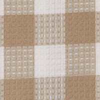 Wicklow Check Waffle Dishtowel - Natural - The Fox Decor