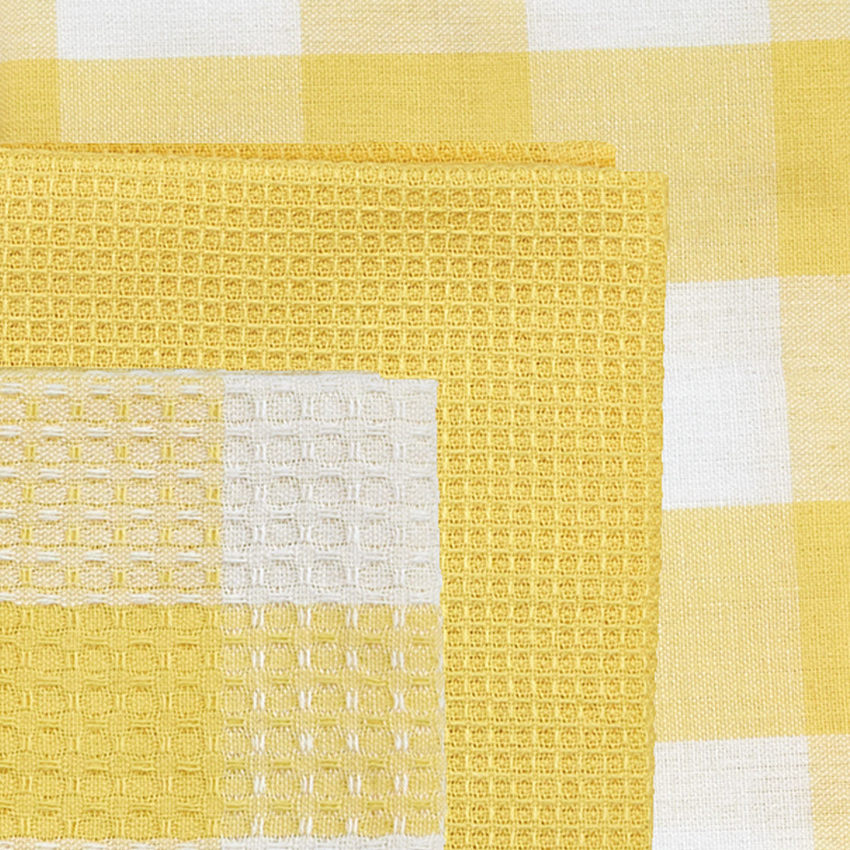 Wicklow Check Yellow Dishtowel Set Park Designs - The Fox Decor