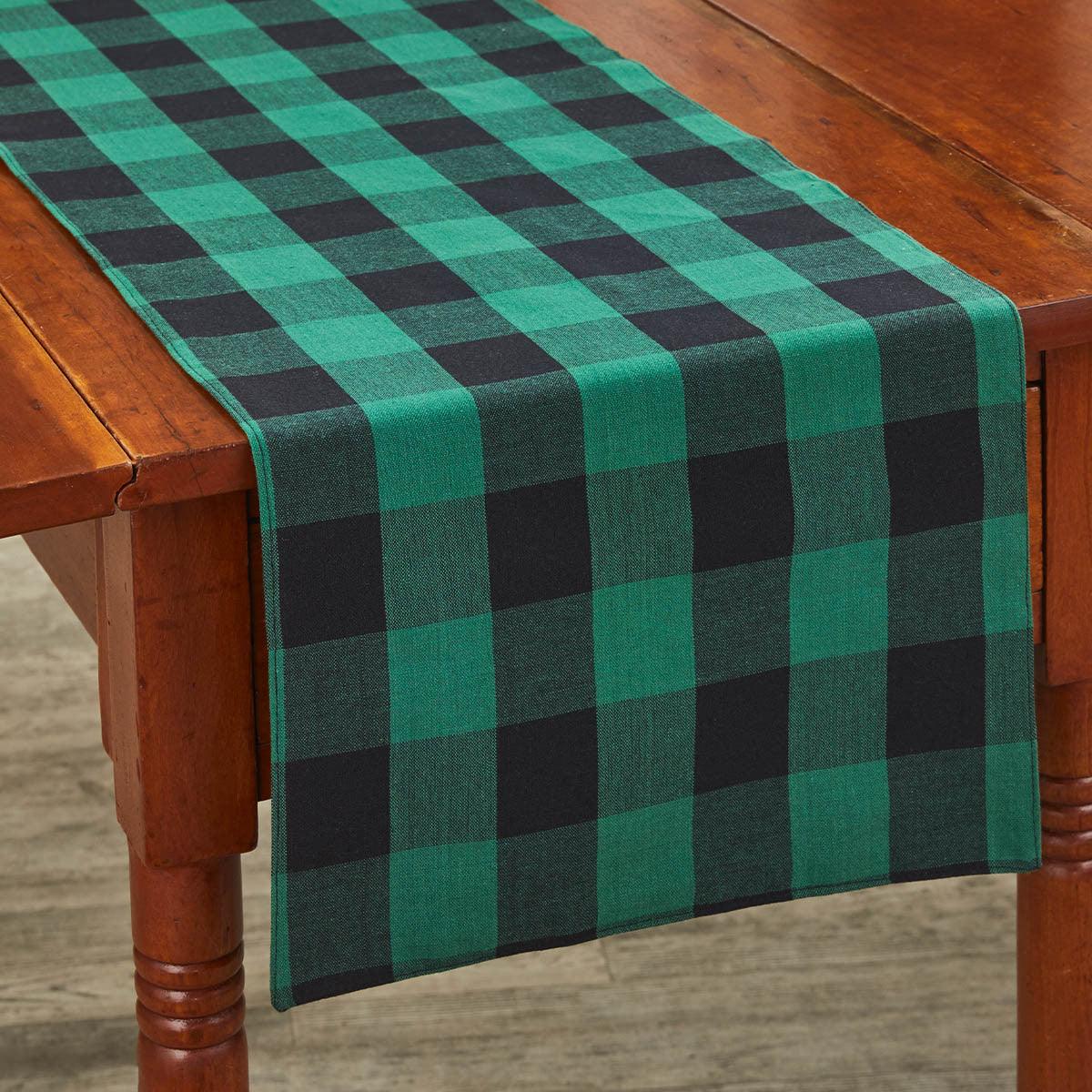 Wicklow Check Table Runners - Forest Backed Park Designs - The Fox Decor