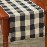Wicklow Check Table Runners - Black Backed Park Designs - The Fox Decor