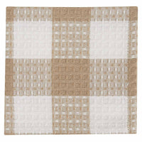 Wicklow Check Natural Dishcloths - Set of 6 Park Designs - The Fox Decor