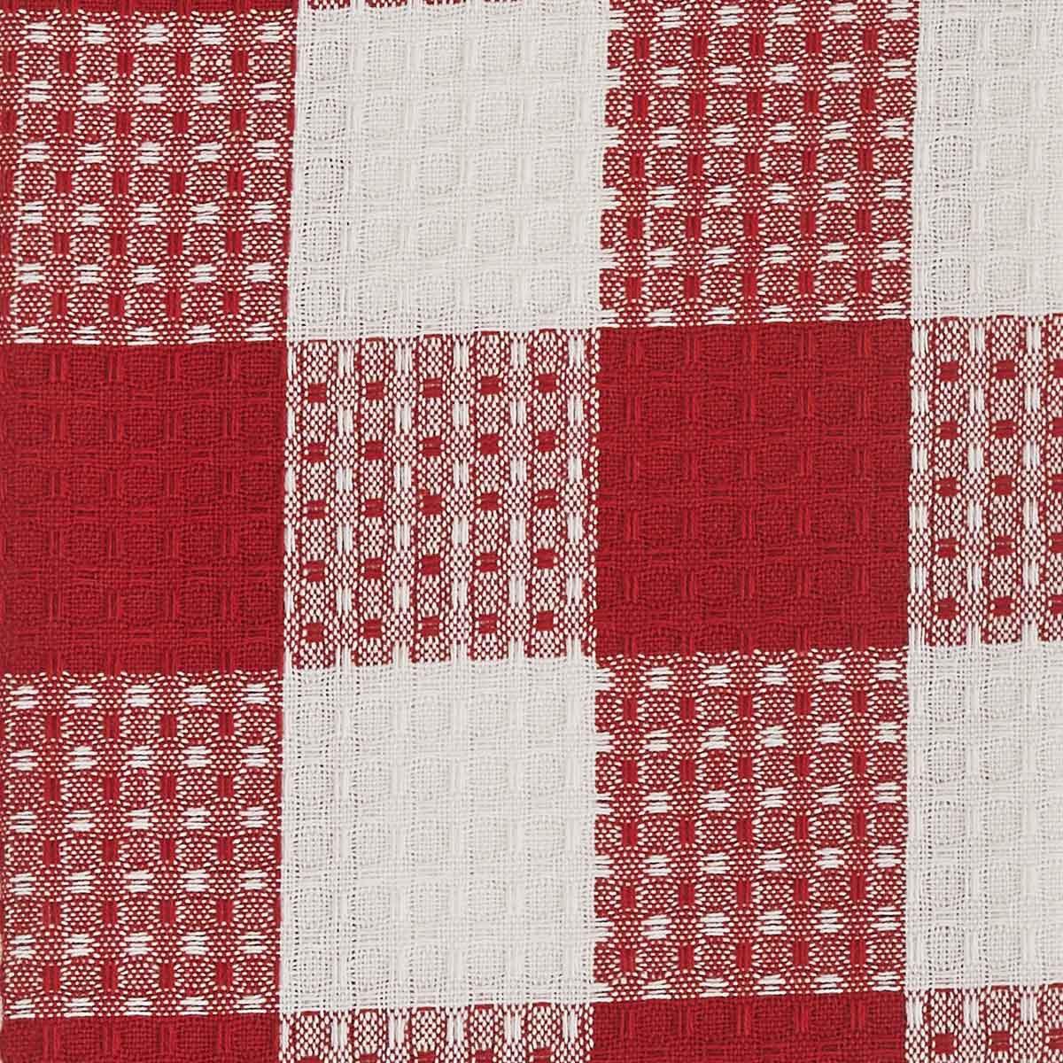 Wicklow Check Red & Cream Dishcloths - Set of 6 Park Designs - The Fox Decor