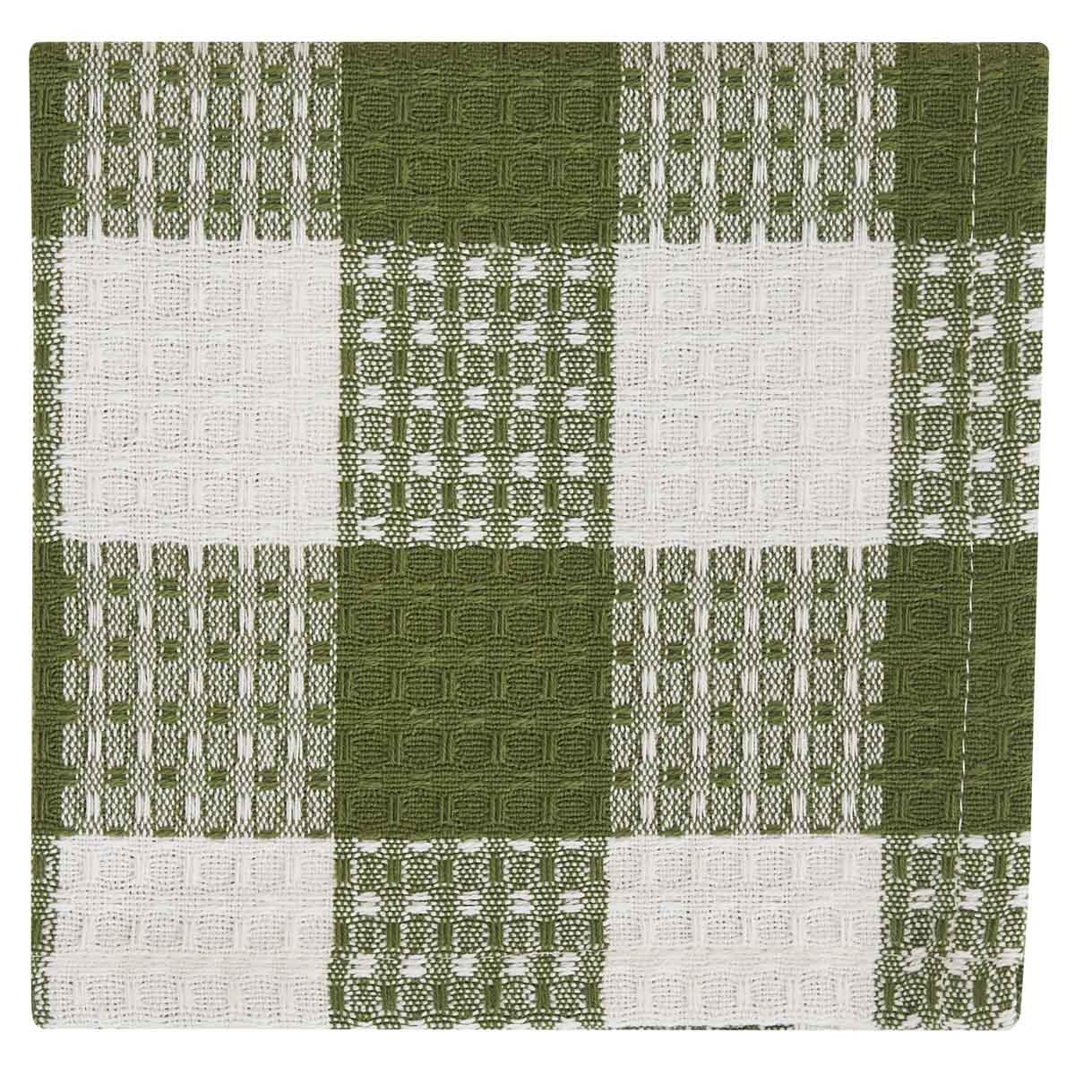 Wicklow Check Dishcloth - Sage - The Fox Decor