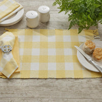 Wicklow Check Yellow Dishcloths - Set of 6 Park Designs - The Fox Decor