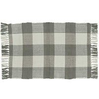 Wicklow Check Rag Rug - 2' x 3' -  Set of 2 Dove Park Designs