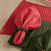 Chadwick Napkins - Red Set of 6 Park Designs - The Fox Decor