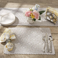 Lace Placemats - Mist Set of 4 Park Designs - The Fox Decor