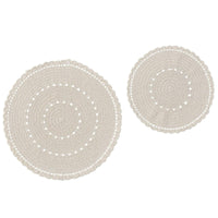Lace Trivets Set - Cream Park Designs - The Fox Decor
