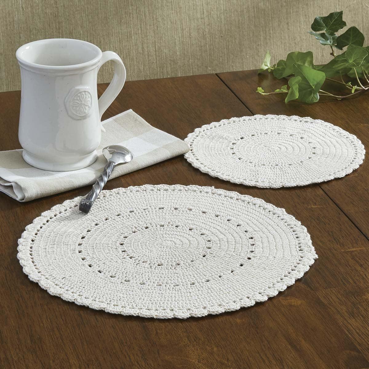 Lace Trivets Set - Cream Park Designs - The Fox Decor