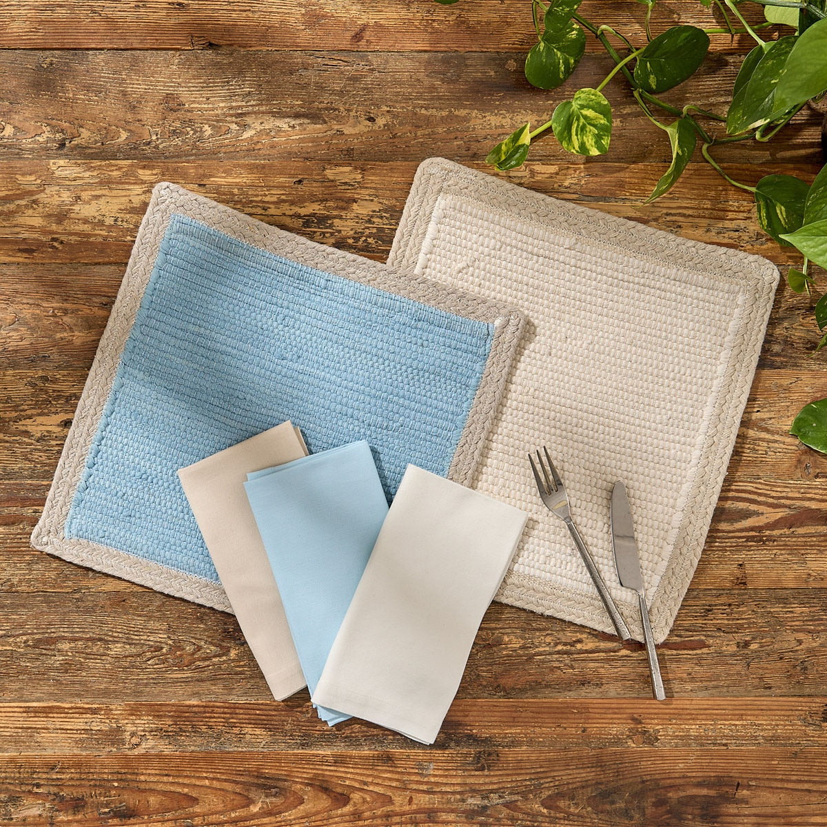 Dune Placemat - Sky Blue Set of 12 Park Designs