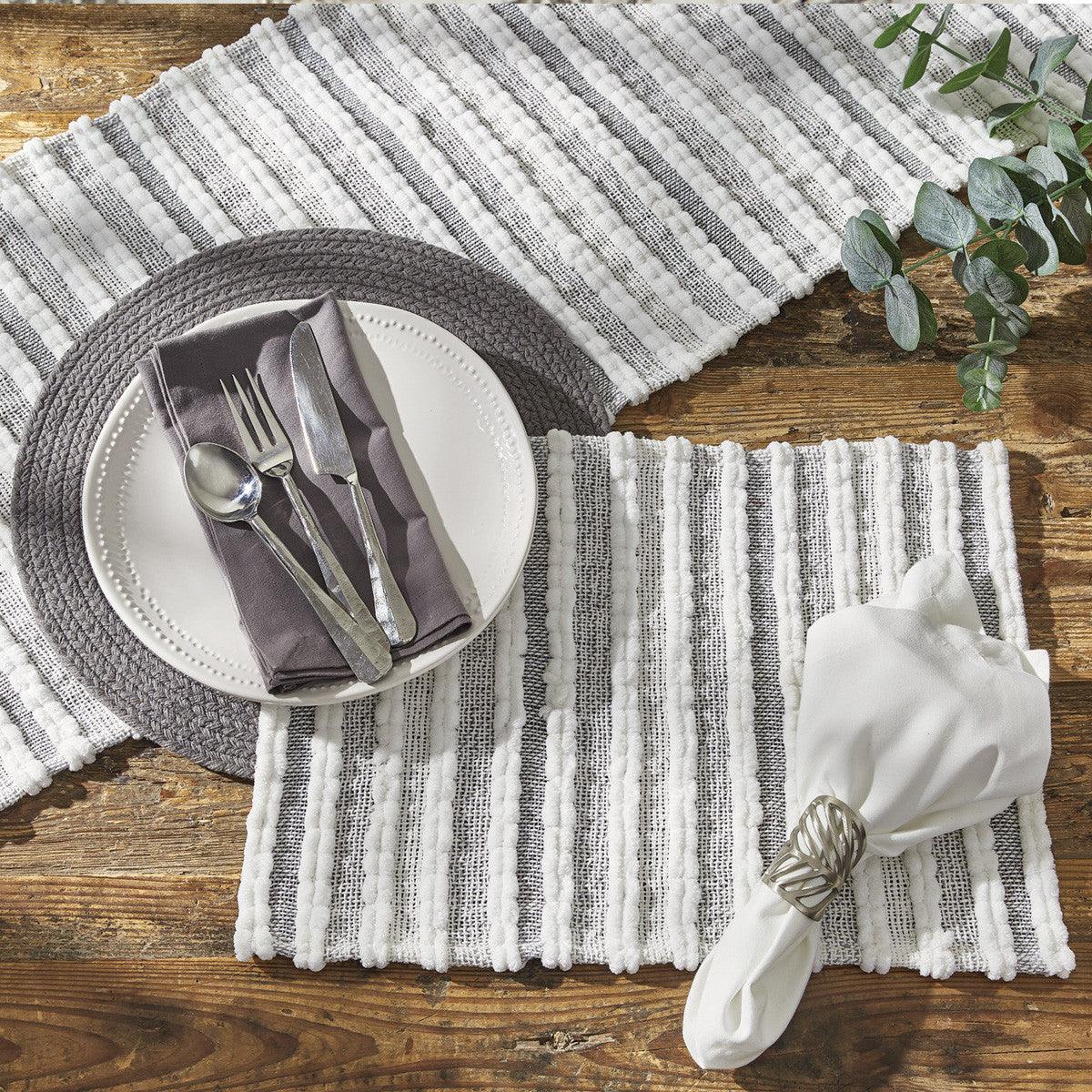 Fina Ribbed Placemat Set of 12 Park Designs - The Fox Decor