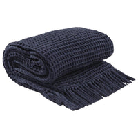 Ellery Throw - Navy Set of 2 Park Designs - The Fox Decor