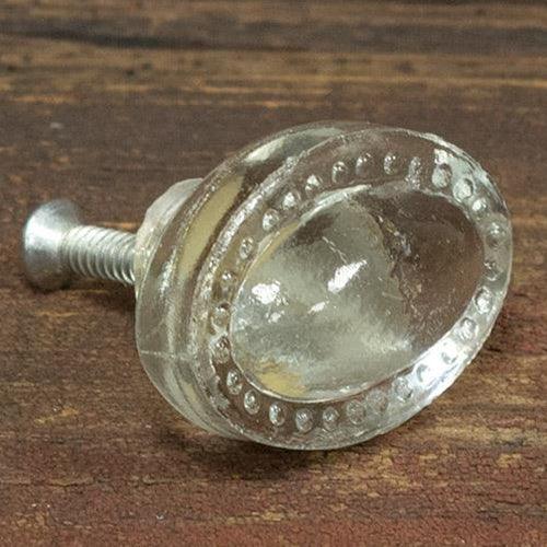 Oval Glass Knob - The Fox Decor