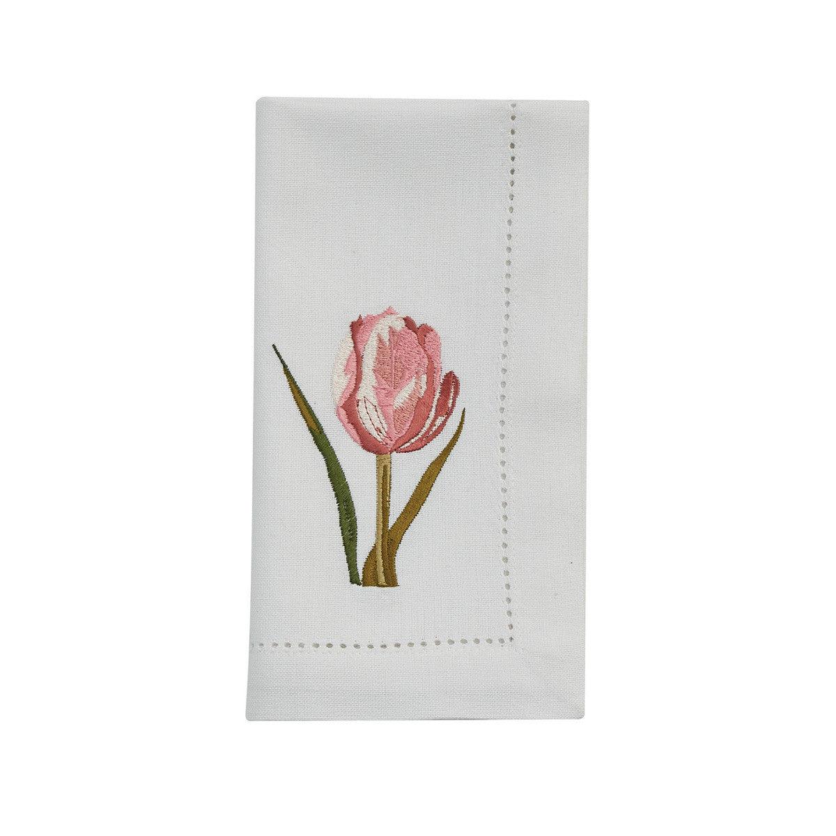 Farmhouse Spring Embroidered Napkin Set of 4 Park Designs - The Fox Decor