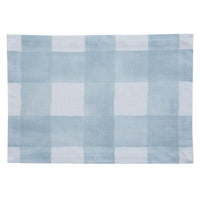 Buffalo Check Watercolor Placemat - Blue Mist Set of 4 Park Designs - The Fox Decor