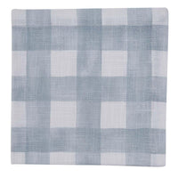 Buffalo Check Watercolor Napkin - Blue Mist Set of 4 Park Designs - The Fox Decor