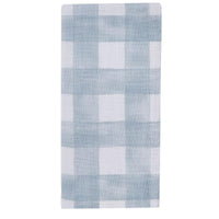 Buffalo Check Watercolor Towel - Blue Mist Set of 2 Park Designs - The Fox Decor